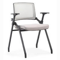 Chaise de bureau ergonomique en gros chaise de réunion pliable économise de l'espace chaise de formation bon marché
