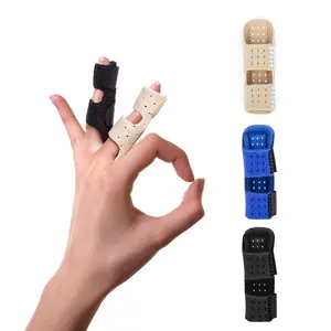 Yeni parmaklar parantez kol yumuşak İmimmobilizer el atel destek halkası yeniden dizin kırık sabitleyici orta Metal parmak atelleri