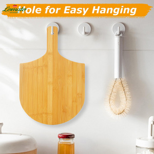 LOMATO LM-ST11 Pelle à pizza en bambou écologique Spatule à long manche Plateau multifonctionnel Pelle à éplucher suspendue - Product Image 5