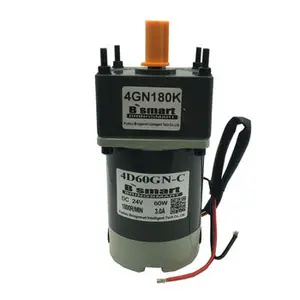 Brings mart 4D60GN-C DC-Getriebe motor 60W Niedrig geschwindigkeit maschine 12-24V Getriebe motoren mit einstellbarer Drehzahl CW/CCW-Reduzier stück mit hohem Drehmoment