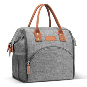 Sac isotherme pour le déjeuner pour adultes, travail, plage, voyage, pique-nique, boîte à lunch réutilisable pour femmes, grand sac isotherme anti-fuite - Product Image 1