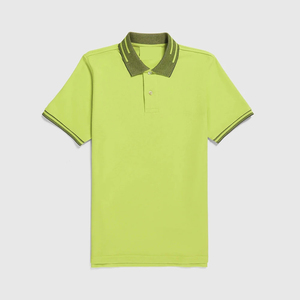 Camiseta de Golf de Lona 100% Algodón Sólido Sublimada con Logotipo Personalizado OEM para Hombre - Product Image 5