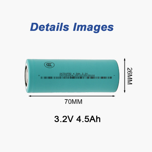 แบตเตอรี่ลิเธียมแบบชาร์จได้ รุ่น 26700FB2 3.2V 4500mAh LiFePo4 อัตราการคายประจุ 3C ขายส่งจากโรงงาน ทดสอบครบถ้วน แบตเตอรี่ 26700 - Product Image 2