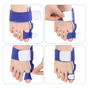 Orthèse pour <span class=keywords><strong>Hallux</strong></span> <span class=keywords><strong>Valgus</strong></span> Jour et <span class=keywords><strong>Nuit</strong></span>, Correction des Doigts Superposés, Réglable avec Velcro, Respirante, Correcteur d'Orteils à Vie - Product Image 4