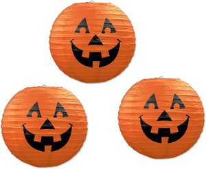 Linterna Nicro Naranja, Cilindro Artificial, Linternas de Papel de Calabaza para <span class=keywords><strong>Halloween</strong></span>, Lámpara de Papel Hecha a Mano, Decoración para Colgar en la Pared - Product Image 2