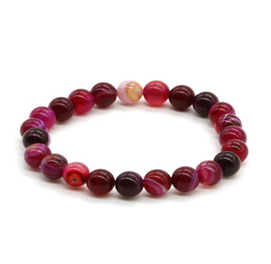 <span class=keywords><strong>Bracelet</strong></span> de soulagement de la <span class=keywords><strong>douleur</strong></span> d'époque <span class=keywords><strong>Bracelet</strong></span> de pierres précieuses naturelles pour femmes <span class=keywords><strong>Bracelet</strong></span> de perles d'agate à rayures de puissance de guérison - Product Image 2