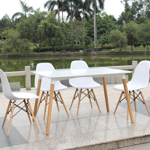 Bàn Ăn Scandinavia Đồ Nội Thất Gia Đình Hiện Đại Bàn Ăn Phòng Khách Bằng Gỗ - Product Image 1