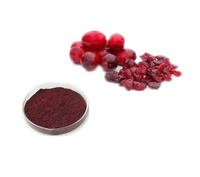 Supplément de poudre de jus de fruit de canneberge de catégorie comestible riche en extrait d'anthocyanine