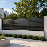 Panneaux de clôture en aluminium MEIXIN ORLANDO pour extérieur, montage facile, imperméables, pour balcon, escalier, villa