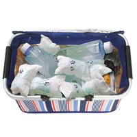 Feuilles de blocs de glaçons en gel glacé réutilisables bleus souples de marque en plastique avec logo personnalisé pour les aliments boîte à lunch transport expédition