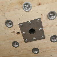 Bobine de câble électrique vide en bois robuste sur mesure pour usine