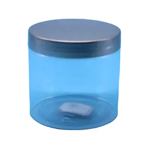 16 Oz Transparante Plastic Kruik Voor Huisdieren Met Deksel Voor Voedselverpakking Voor Koekjessnoep Honing Voor Huidverzorgingscrème En 500Ml Capaciteit