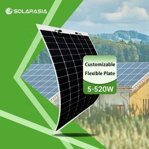 Panneaux solaires monocristallins flexibles imperméables Sunman OEM 400W-550W, efficacité 19,3%, certifiés TUV/CE/IEC/ISO, forme personnalisée - Product Image 4