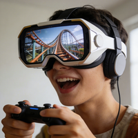 Casques VR d'intérieur à succès, équipement tout-en-un AR/MR, lunettes spatiales FOV, machine VR pour la maison, l'école et les centres commerciaux