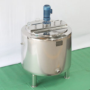 Cuve de mélange verticale en acier inoxydable 304 316L QIANGZHONG avec agitateur pour l'industrie cosmétique et biotechnologique - Product Image 2