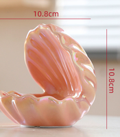 Céramique Shell Perle Lumière Led Lampe Portable Veilleuse De Table Lumière De Noël Cadeau