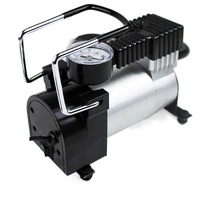 Mini compresseur d'air portable électrique 12V DC pour voiture, pompe à air en métal avec matériau plastique pour le gonflage des pneus de voiture