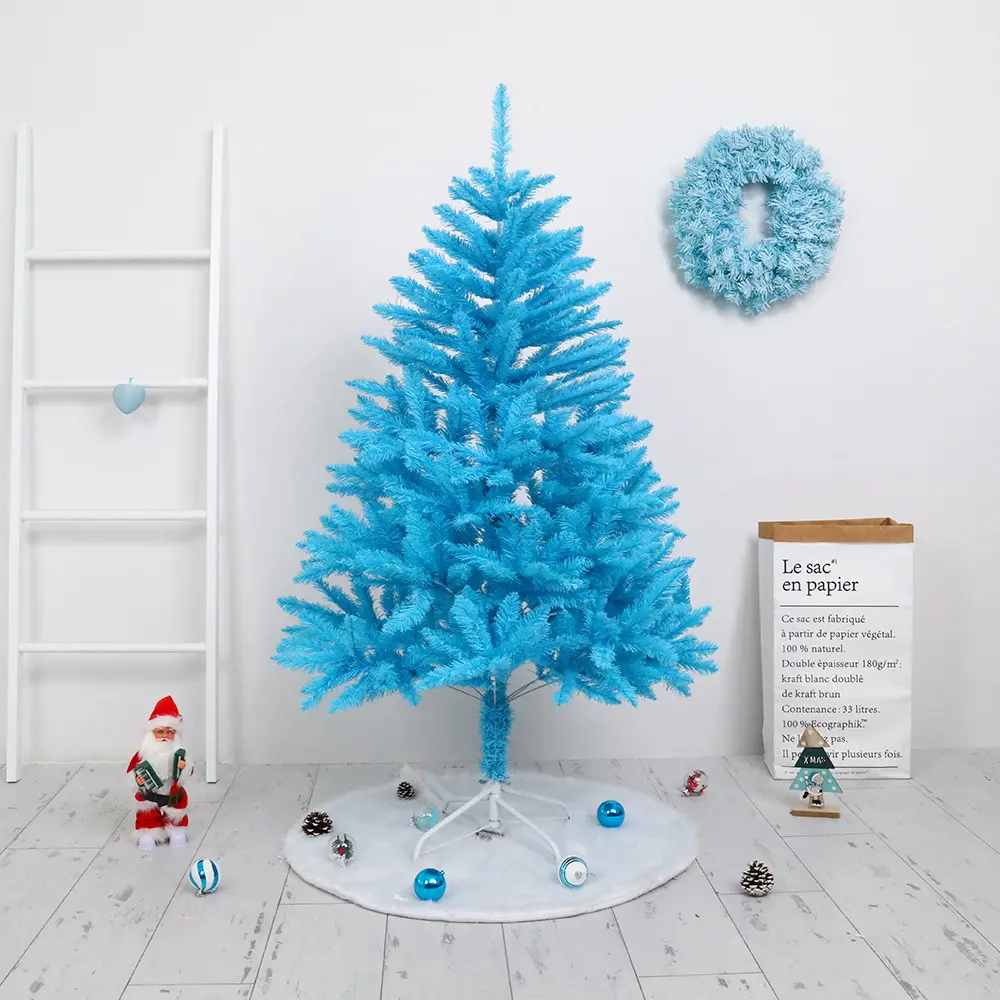 أضواء اصطناعية عالية الجودة شجرة PE PVC شجرة عيد الميلاد زخرفة الأشجار مع أضواء