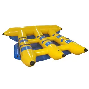 Cheap Flying Fish Water Sports Banana Boat Inflatable Banana Tube Towable Flyfish Ride