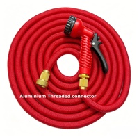 Manguera de Jardín Mágica de Alta Presión 3X Flexible, Retráctil y Expandible con Conector Sólido para Riego de Jardines