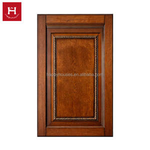 Porte de placard ventilée à persiennes en bois massif Happy Houses, gris patiné, style ferme, sur mesure, de remplacement - Product Image 3