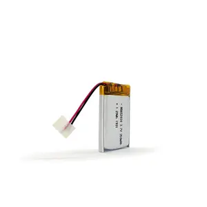 UL/CB/KC/UN38.3/MSDS Rechargeable Lithium ion Polymer Battery Headset 3.7V 350mAh 652030 Lipo Battery
