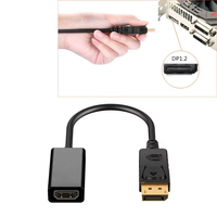 Xput 1080P paire torsadée câble adaptateur vidéo DP DP mâle vers pour HDMI femelle convertisseur cordon pour HDTV