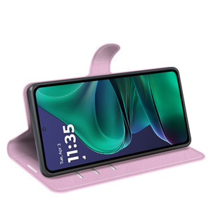 9 colores Litchi PU tarjetero cartera Flip Funda de cuero para Moto G Stylus 5G 2025 - Product Image 4