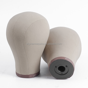 Mcy vải mannequin đầu cho tóc giả <span class=keywords><strong>l</strong></span>àm nút chai đầy vải tóc giả đầu 21 22 23 và 24 inch có sẵn - Product Image 2