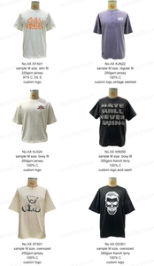 Mock Neck Schwergewichts-Baumwoll-T-Shirt mit individuellem Logodruck, Oversize Blanko-T-Shirt für Herren, Großhandel Streetwear Hersteller - Product Image 6