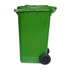 Thickened 240L outdoor trash can with lid, <b>large</b> plastic sorting trailer, wholesale of community property management and - Product Image 4