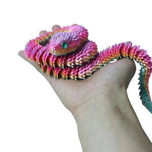 Juguete Antiestrés de Serpiente Impreso en 3D, Hecho a Mano, Educativo, Novedoso, para Niños, Diseño Divertido - Product Image 1