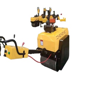 Rouleau compresseur de petite taille à haute efficacité |   Compacteur vibrant manuel pour gravier d'asphalte - Product Image 3