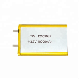 10000mAh 126090 3,7 V cheap polymer lithium ion battery pack cell battery - Product Image 1