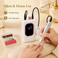 VantrendBeauty Ponceuse à Ongles Professionnelle Personnalisée Rechargeable Portable avec Clip Ceinture – Kits de Fournitures de Manucure et Pédicure pour Salons et Vente au Détail