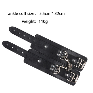 Hoge Kwaliteit Pu Lederen Hand En Enkel Manchet Seksspeeltjes Voor Bdsm En Kink Bondage Kleding - Product Image 6