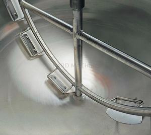 Gas Glycerin pemanas minyak listrik Manual dimiringkan mikser memasak uap ganda jaket ketel dengan pengaduk - Product Image 5