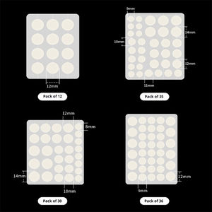 투명 표준 수성 젤 하이드로콜로이드 여드름 패치 병풀 추출물 함유 방수 통기성 모든 피부 타입 개별 포장 - Product Image 4