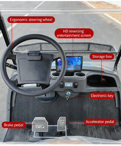 รถกอล์ฟ 4 ที่นั่งขายดีที่สุด พร้อมแบตเตอรี่ลิเธียม โครงอะลูมิเนียม ประสิทธิภาพสูง ความเร็วสูง - Product Image 5