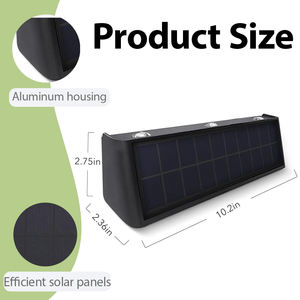 室内装飾ランプ屋外屋外ライト屋外外壁装飾壁ランプ屋外ソーラーウォールライトLED - Product Image 6