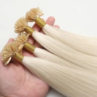 Extensions de cheveux humains Remy indiens de grade 10A, pointe en U, double trame, double tirage, longue durée, anti-emmêlement, OEM/ODM, logo personnalisé