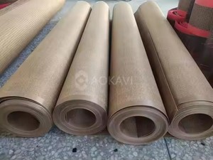 Hittebestendige <span class=keywords><strong>Ptfe</strong></span> <span class=keywords><strong>Mesh</strong></span> Transportband Voor Hoge Temperatuur Voedselverwerking & Bakken Industrie Toepassingen <span class=keywords><strong>Ptfe</strong></span> <span class=keywords><strong>Mesh</strong></span> Band - Product Image 5