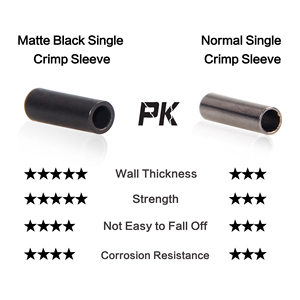 Manchons à sertir en cuivre pour fil de pêche, calibre 1,4 mm-4,2 mm - Product Image 6