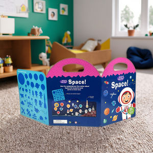 Unisex fai da te Custom Montessori attività educativo giocattolo-bambini riutilizzabili carta adesivo libro prezzo all'ingrosso per i bambini <span class=keywords><strong>di</strong></span> tutte le età - Product Image 3