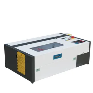 Mesin ukir dan pemotong Laser 3020 40W/50W, kertas akrilik kerajinan plastik kristal kayu karet MDF mendukung DXF