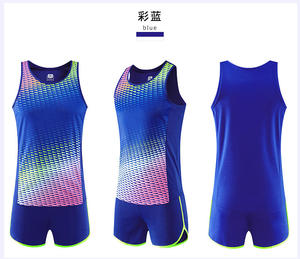 Uniforme da campo estiva personalizzata per donna e gioventù <span class=keywords><strong>felpa</strong></span> da atletica leggera <span class=keywords><strong>con</strong></span> emblema della squadra pantaloncini abbigliamento sportivo - Product Image 5