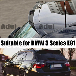 สปอยเลอร์หลังสำหรับ BMW 3 E91 M-PACK FACELIFT 2008-2011 คุณภาพสูง ผลิตจากพลาสติก ABS สำหรับรถแฮทช์แบค สปอยเลอร์ฝากระโปรงท้าย แบบยูนิเวอร์แซล - Product Image 1