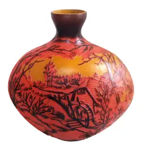 Sıcak satış yüksek kalite el üflemeli cam romanya Vases vazolar ev ve düğün için