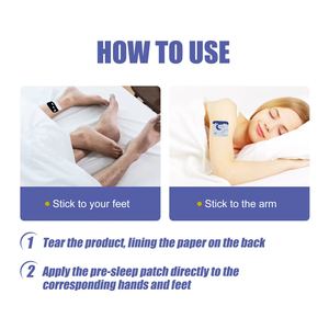 Patchs d'aide au sommeil nourrissants à la vitamine E, aux herbes naturelles non addictives, pour le soulagement du stress, avec une durée de conservation de 2 ans, 28 unités - Product Image 3
