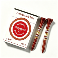 Boîte à cigarettes incassable en métal et sacs en plastique pour emballage personnalisé de tees de golf